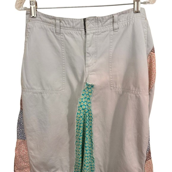 PS-3983 Periscope Women Patchwork Skirt 13 A Line Flare 70's Hippie Boho UpCycle - Picture 10 of 14